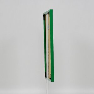 Efektowa plastikowa rama Art green 50x65 cm szkło muzealne