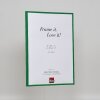 Efektowa plastikowa rama Art green 50x65 cm szkło muzealne