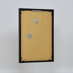 Efektowa plastikowa rama Art antracyt 50x65 cm szkło muzealne