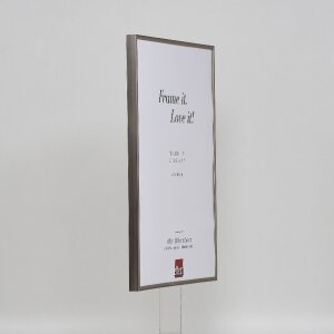 Efektowa plastikowa rama Art platinum 50x65 cm szkło muzealne