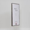 Efektowa plastikowa rama Art platinum 50x65 cm szkło muzealne