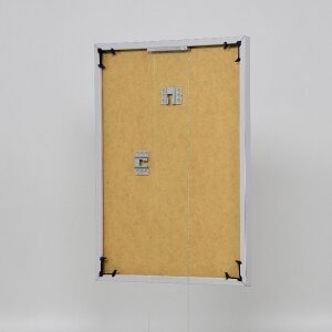 Efektowa plastikowa rama Art silver 50x65 cm szkło muzealne