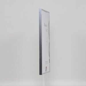 Efektowa plastikowa rama Art silver 50x65 cm szkło muzealne