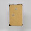 Efektowa plastikowa rama Art silver 50x65 cm szkło muzealne