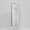 Efektowa plastikowa rama Art silver 50x65 cm szkło muzealne