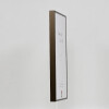 Efektowa aluminiowa rama Quadro 25x70 cm brązowe szkło muzealne