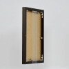 Efektowa aluminiowa rama do zdjęć Quadro 28x35 cm brązowe szkło muzealne