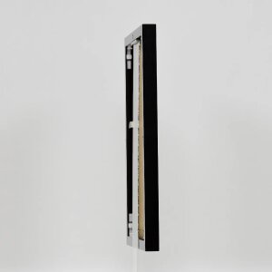 Rama aluminiowa Effect Quadro 30x30 cm czarny wysoki połysk ze szkłem muzealnym