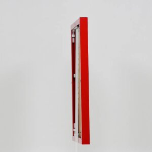 Efekt Quadro aluminiowa ramka na zdjęcia 29.7x42cm czerwona z szybą muzealną