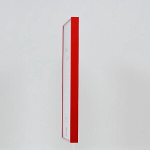 Effect Quadro Rama Ze Obramy Aluminium 30x45 cm Czerwone Szkło Muzealne