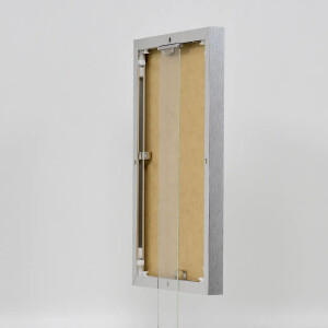 Effect Quadro Rama Aluminiowa 30x45 cm srebrny wysoki połysk szkło muzealne