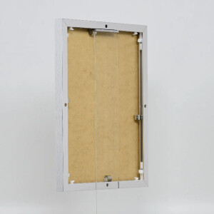 Effect Quadro Rama Aluminiowa 30x45 cm srebrny wysoki połysk szkło muzealne