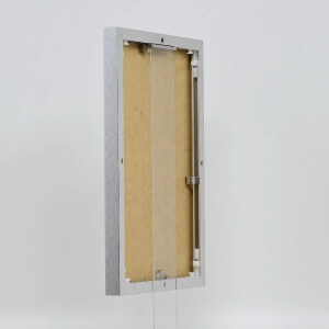 Effect Quadro Rama Aluminiowa 30x45 cm srebrny wysoki połysk szkło muzealne