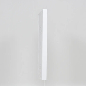 Effect Quadro Rama ze Aluminium 35x100 cm Biały Szkło Muzealne