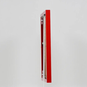 Effect Quadro rama ze aluminium 35x100 cm czerwone szkło muzeum