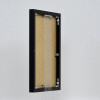 Effect Quadro Rama Aluminiowa 35x100 Czarny Wysoki Połysk Szkło Muzealne