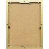 Rama na zdjęcia z aluminium Effect Quadro 59,4x84,1 cm, złota, szkło muzealne