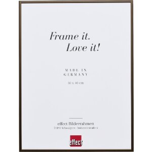 Ramka na zdjęcia z aluminium Quadro 62x93 cm, brąz, szkło...