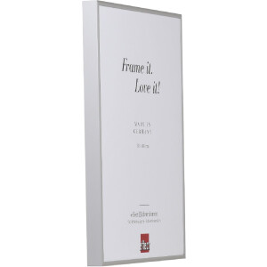 Ramka na zdjęcia Effect Aluminium Quadro 70x70 cm, srebrna, szkło muzealne