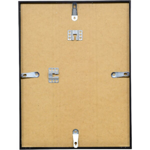 Rama na zdjęcia z aluminium Effect, szkło muzealne, czarna, 15 x 20 cm