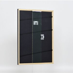 Effect Solid Wood Picture Frame Profil 39 czarny 50x60 cm Museum Glass