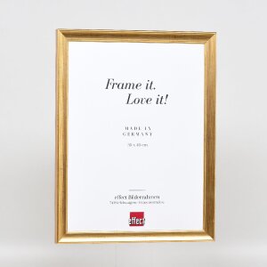 Ramka na zdjęcia z drewna Effect Profil 41, antyk złoty, 10x15 cm, szkło muzeum