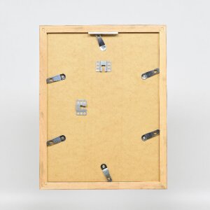 Ramka na zdjęcia z drewna Profil 41, antyk srebrny, 15x20 cm, szkło muzealne