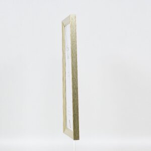 Ramka na zdjęcia z drewna Profil 41, antyk srebrny, 15x20 cm, szkło muzealne