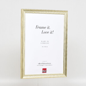 Ramka na zdjęcia z drewna Profil 41, antyczna srebra, 45x60 cm, szkło muzealne