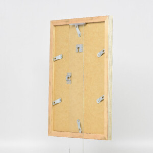 Ramka na zdjęcia z drewna Effect Profil 41, antyksilber, 45x80 cm, szkło muzealne