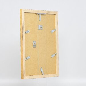 Ramka na zdjęcia z drewna Profil 41, antygłowe złoto, 50x70 cm, szkło muzealne