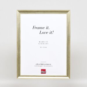 Ramka na zdjęcia z drewna „Styl 41” – antyk srebrny, 50x75 cm, szkło muzealne