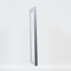 Ramka na zdjęcia z drewna Effect Profil 41, srebrna, 60x80 cm, szkło muzealne