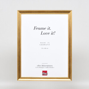 Ramka na zdjęcia Effect Profil 41, antyk złoty, 60x80 cm, szkło muzealne