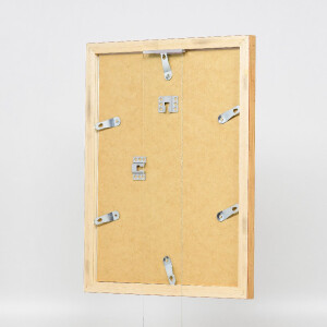 Rama na zdjęcia z drewna Profil 41, antyk złoty, 14,8x21 cm, szkło muzealne