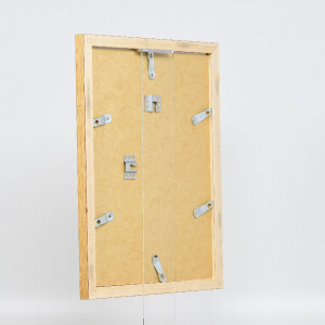 Rama na zdjęcia z drewna Profil 41, antyk złoty, 14,8x21 cm, szkło muzealne