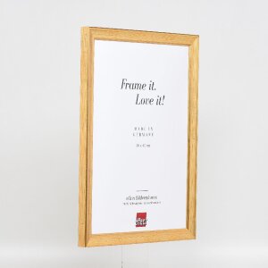 Ramka na zdjęcia z drewna Profil 41, antyk złoty, 30,5x91,5 cm, szkło muzealne