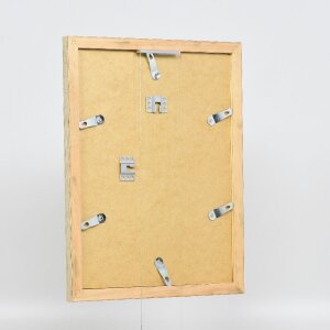 Ramka na zdjęcia z drewna Effect, Profil 41, antyk srebrny, 30,5x91,5 cm, szkło muzealne