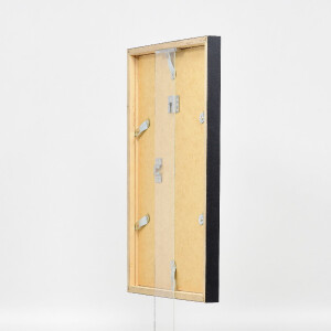 Ramka na zdjęcia z drewna Effect, profil 42, szkło muzealne, antyk złoty, 25x60 cm