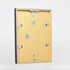 Ramka na zdjęcia z drewna, profil 42, szkło muzealne, antresolit, 25x60 cm