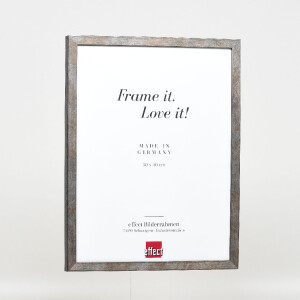 Ramka na zdjęcia z drewna 42 anthrazit 25x70 cm – szkło muzealne UV 70%