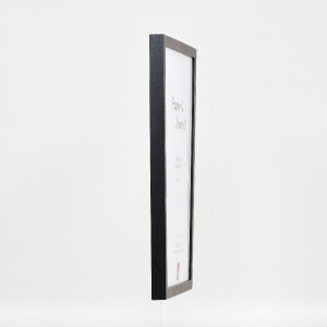 Ramka na zdjęcia z drewna 42 anthrazit 25x70 cm – szkło muzealne UV 70%