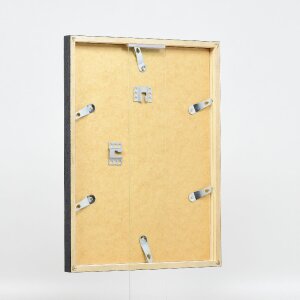 Ramka na zdjęcia z drewna, profil 42, szkło muzealne srebrne 30x40 cm