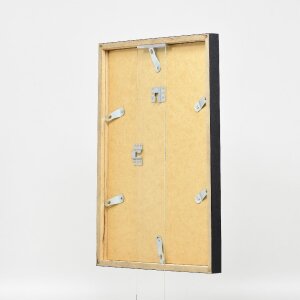 Ramka na zdjęcia z drewna, profil 42, szkło muzealne, antracyt, 30x40 cm