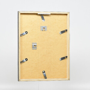 Ramka na zdjęcia effect, drewniana, profil 42, szkło muzealne srebrne, 50x65 cm