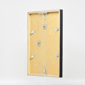 Ramka na zdjęcia Effect, drewno profil 42, szkło muzealne srebrne 70x100 cm