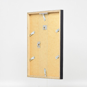 Ramka na zdjęcia z drewna, profil 42, szkło muzealne, kolor antyk złoty, 30,5x91,5 cm