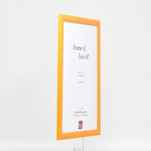 Ramka na zdjęcia z drewna, styl 43, miodowy, 7x10 cm, szkło muzealne