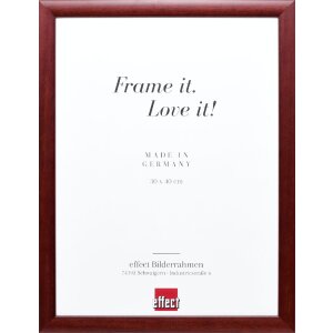 Ramka na zdjęcia z drewna Profil 43, czerwona, 9x13 cm, z...