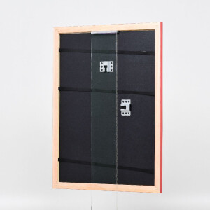 Ramka na zdjęcia z drewna profil 43 Lachs 9x13 cm z szkłem muzealnym – Effect